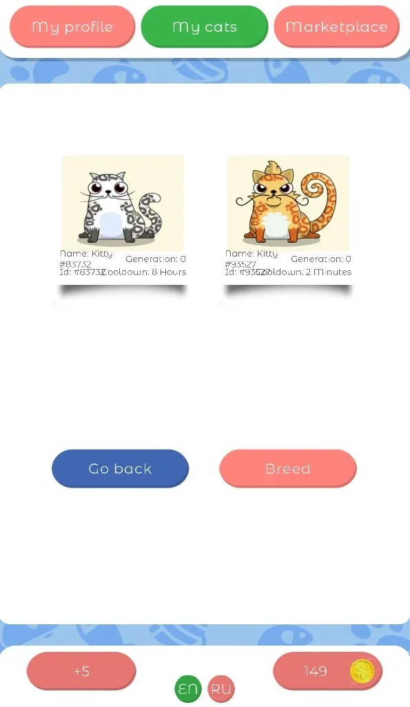 Decrypted Kitties